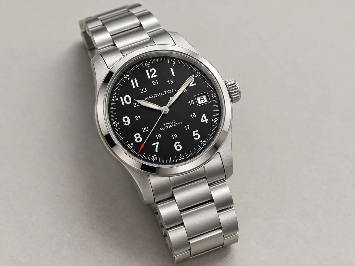 تصویر بازسازیشدهٔ ساعت Hamilton Khaki Field Auto 38